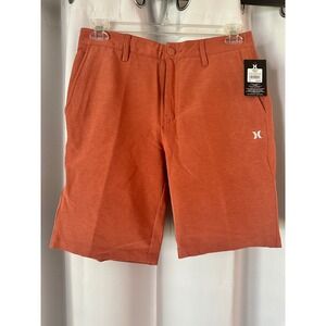 Hurley Hybrid Walkshort 4-Way Stretch Heathered Quick Dry‎ Size 30 9" inseem